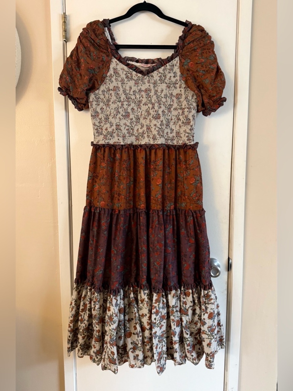 Ivy City Emily Dress in Fall Floral - Picture 2 of 7